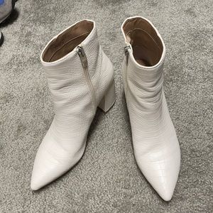 White bootie